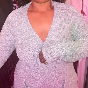 No Boundaries Light Blue cardigan